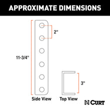 Load image into Gallery viewer, Curt Lunette Eye Channel (3-1/2in I.D. 11-3/4in High)
