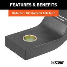 Load image into Gallery viewer, Curt Reducer Bushing (From 1-1/4in to 1in Shank)