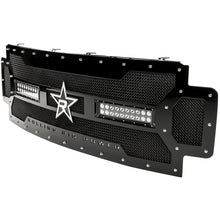 Load image into Gallery viewer, RBP RX-3 Midnight Edition Black LED Bar Grille (Studded) 17 Ford Spr Duty F250/F350 w/o Front Camera