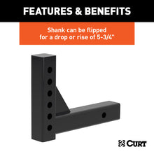 Load image into Gallery viewer, Curt Replacement Adjustable Ball Mount Shank for 45049 or 45799