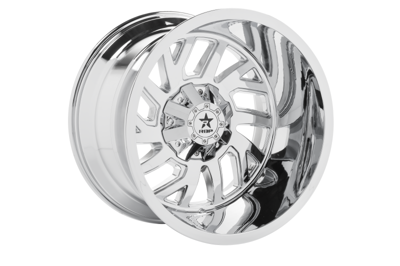 RBP 65R Glock 22x14 8x180 BP / 4.5 BS -76mm Offset 124.1mm CB (Hub Centric) Chrome Wheel
