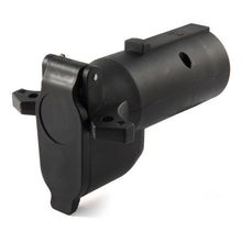 Load image into Gallery viewer, Curt Adapter w/Alarm (7-Way RV Blade to 6-Way Round Trailer Center Pin Auxiliary)