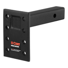 Load image into Gallery viewer, Curt Adjustable Pintle Mount (2in Shank 10000lbs 7in High 8in Long)