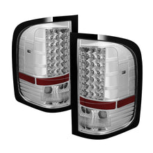 Load image into Gallery viewer, xTune Chevy Silverado 07-13 LED Tail Lights Chrome ALT-JH-CS07-LED-C