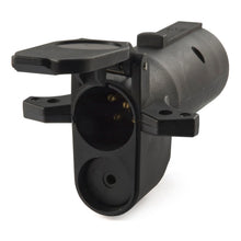 Load image into Gallery viewer, Curt Adapter w/Alarm (7-Way RV Blade to 6-Way Round Trailer Center Pin Auxiliary)