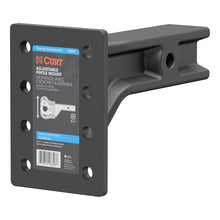 Load image into Gallery viewer, Curt Adjustable Pintle Mount (2-1/2in Shank 20000lbs 7-1/4in High 10-3/4in Long)