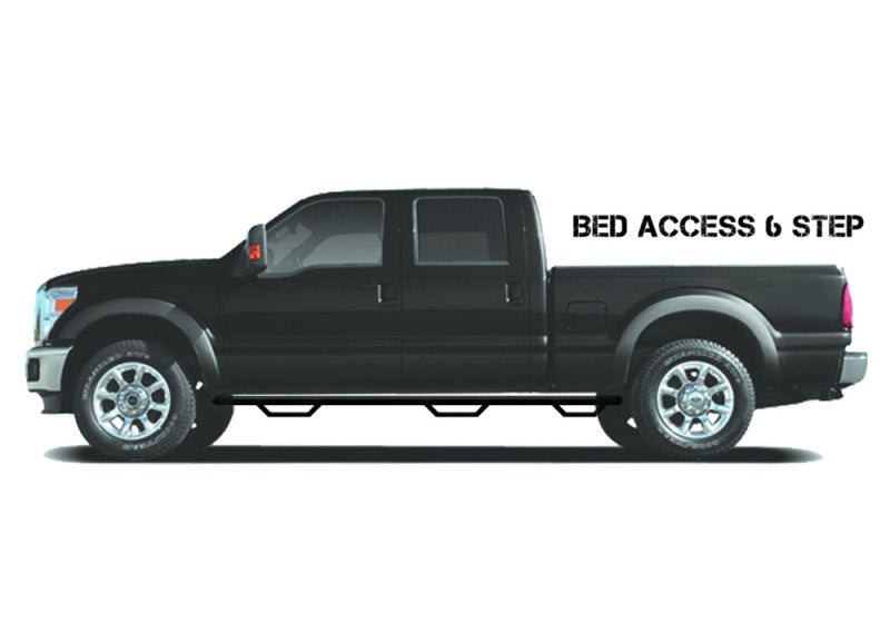 N-Fab Nerf Step 05-15 Toyota Tacoma Access Cab 6ft Bed - Tex. Black - Bed Access - 2in