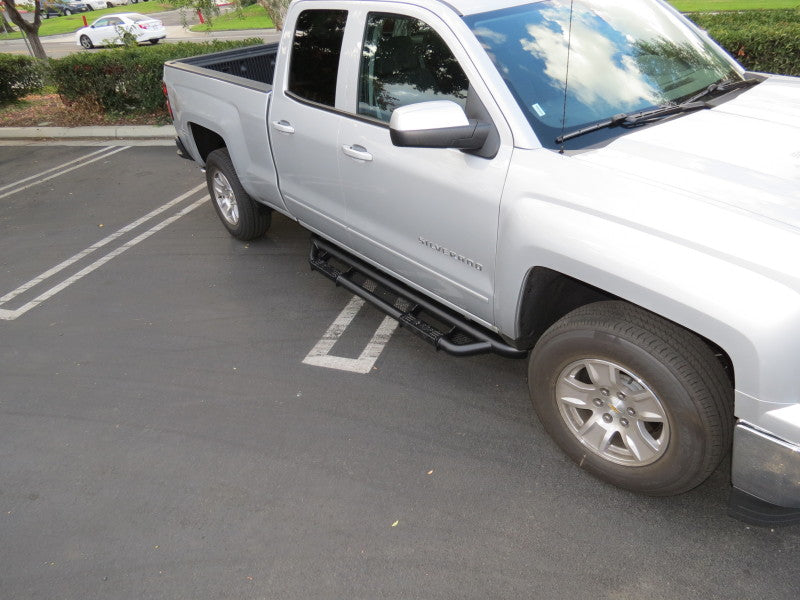 RBP RX-3 Step Bars 07-18 Chevrolet/GMC 1500/2500HD/3500HD Extended Cab (All Beds) - Black