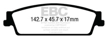 Load image into Gallery viewer, EBC 15+ Gac Yukon XL / Denali XL 1500 Extra Duty Rear Brake Pads