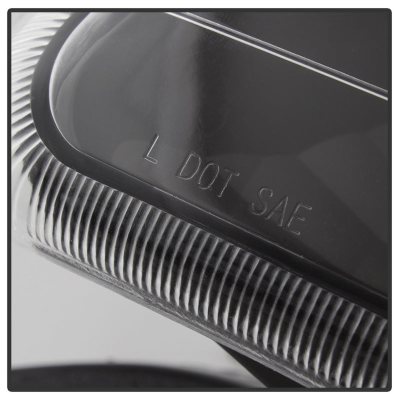 xTune Chevy Tahoe 00-06 Amber Crystal Headlights w/ Bumper Lights Black HD-JH-CSIL99-SET-AM-BK