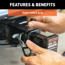 Load image into Gallery viewer, Curt 1/2in Hitch Pin (1-1/4in Receiver Zinc w/Rubber Grip Packaged)
