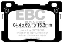 Load image into Gallery viewer, EBC 2017+ Genesis G90 5.0L Yellowstuff Rear Brake Pads