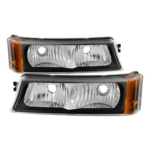 Load image into Gallery viewer, xTune Chevy Silverado 03-06 LED Bumper Lights Black CBL-JH-CSIL03-AM-BK