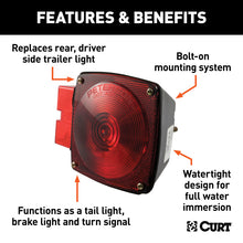 Load image into Gallery viewer, Curt Submersible Combination Trailer Light (Driver Side)