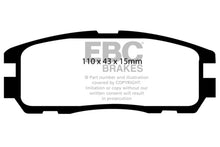 Load image into Gallery viewer, EBC 96-98 Acura SLX 3.2 Greenstuff Rear Brake Pads