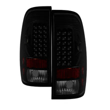 Load image into Gallery viewer, xTune Ford F250/350/450/550 Super Duty 99-07 LED Tail Lights Black Smoke ALT-ON-FF15097-LED-BSM
