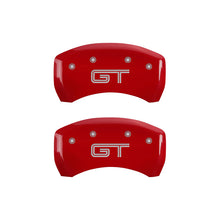 Load image into Gallery viewer, MGP Rear set 2 Caliper Covers Engraved Rear GT Red finish silver ch