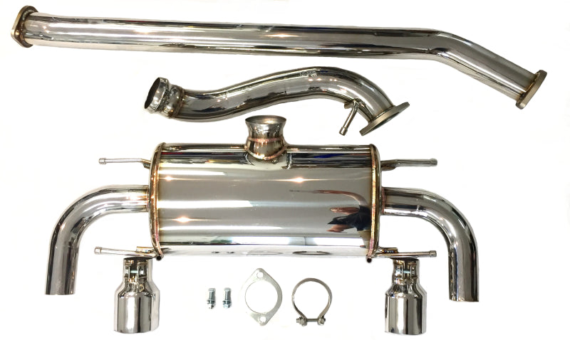 AVO 13+ Subaru BRZ/13+ Scion FR-S 3in Stainless Steel Cat-Back Exhaust Titanium Tip