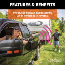 Load image into Gallery viewer, Curt Adapter w/Backup Alarm (7-Way RV Blade Vehicle to 4-Way Flat Trailer)