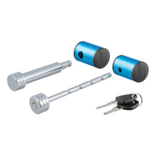 Load image into Gallery viewer, Curt Right-Angle Hitch &amp; Coupler Lock Set (2in Receiver 1in to 3in Latch)