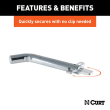 Load image into Gallery viewer, Curt 5/8in Swivel Hitch Pin (2in Receiver Chrome Packaged)