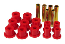 Load image into Gallery viewer, Prothane 67-70 GM 4wd Front Spring &amp; Shackle Bushings - Red