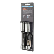 Load image into Gallery viewer, Curt Hitch &amp; Coupler Lock Set (2in Receiver 2-1/2in Latch)