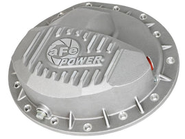 aFe Front Differential Cover (Raw; Street Series); Dodge Diesel Trucks 03-12 L6-5.9/6.7L (td)