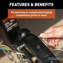 Load image into Gallery viewer, Curt QuickPin No-Latch 2in Trailer Coupler (2in Channel - 3500 lbs)
