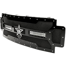 Load image into Gallery viewer, RBP RX-3 Midnight Edition Black LED Bar Grille (Studded) 17 Ford Super Duty F250/F350 w/Front Camera