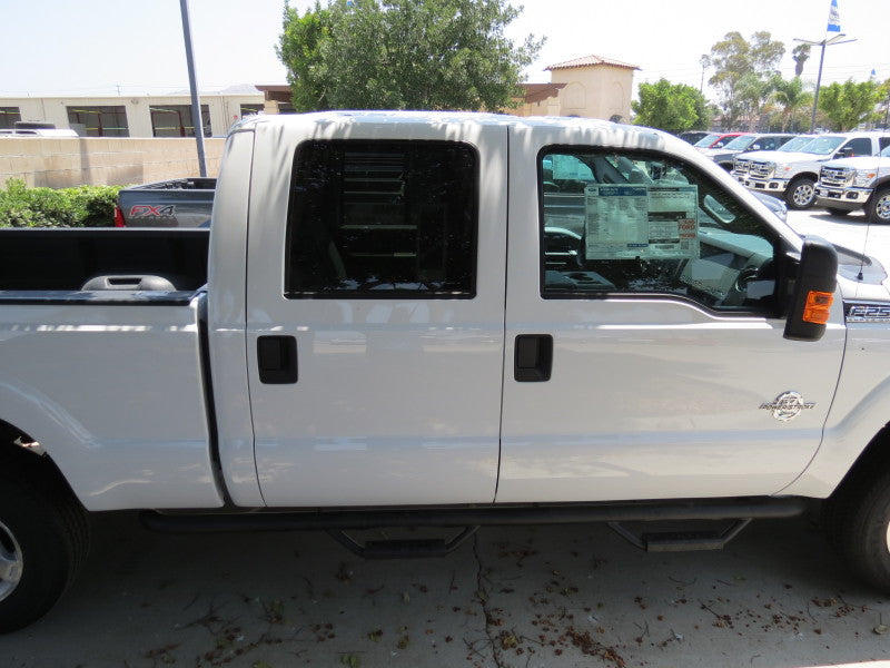 RBP RX-7 Step Bars 99-16 F250/350/450/550 Super Duty Crew Cab 6.75ft. Box - Black