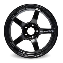 Advan TC4 15x8.0 +35 4x100 Black Gunmetallic Wheel (No Ring)