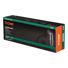 Load image into Gallery viewer, Curt A-Frame Jack w/Top Handle (2000lbs 15in Travel Packaged)