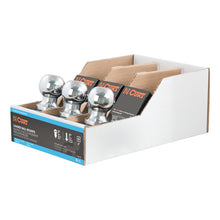 Load image into Gallery viewer, Curt Loaded Ball Mounts w/2in Balls (2in Shank 7500lbs 2in Drop 3-Pack)