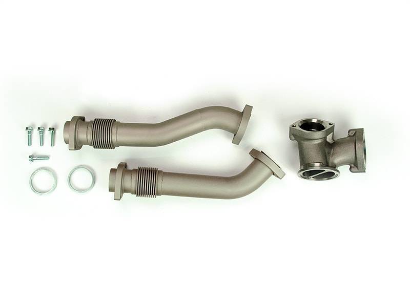 Sinister Diesel 99.5-03 Ford 7.3L Powerstroke Up-Pipe Kit (Ceramic Coated)