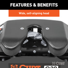Load image into Gallery viewer, Curt Q20 5th Wheel Hitch w/ GM Puck System Legs - 2020 Chevrolet Silverado/GMC Sierra 2500/3500HD