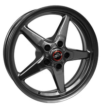 Load image into Gallery viewer, Race Star 92 Drag Star Bracket Racer 17x10.5 5x120 B.C./ 7 B.S. Metallic Gray Wheel