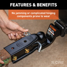 Load image into Gallery viewer, Curt QuickPin No-Latch 2in Trailer Coupler (2.5in Channel - 3500 lbs)