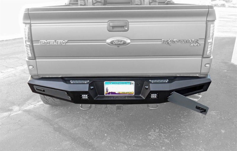 Addictive Desert Designs 10-14 Ford F-150 Raptor HoneyBadger Rear Bumper w/ Backup Sensor Cutouts