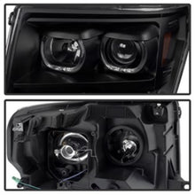 Load image into Gallery viewer, xTune Ford F150 09-14 Projector Headlights Halogen Model Only LED Halo Black PRO-JH-FF15009-CFB-BK