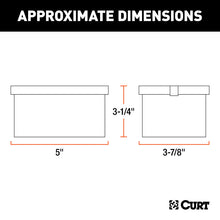 Load image into Gallery viewer, Curt 5in x 3-1/4in x 3-7/8in Lockable Breakaway Battery Case