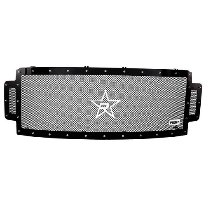 RBP RX-5 Halo Series Studded Frame 1pc Grille 17-18 Ford Super Duty F250/F350 w/o Fr. Camera - Black