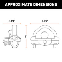 Load image into Gallery viewer, Curt Universal Trailer Coupler Lock (Hammer-Tone Epoxy)