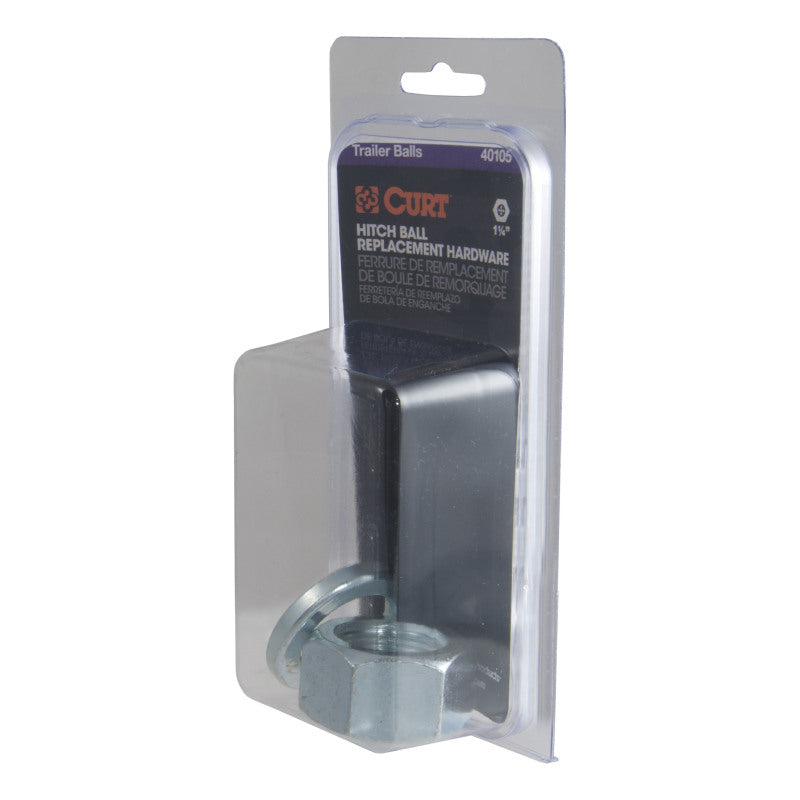 Curt Replacement Trailer Ball Nut & Washer for 1-1/4in Shank