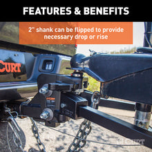 Load image into Gallery viewer, Curt Short Trunnion Bar Weight Distribution Hitch Kit (8000-10000lbs 28-3/8in Bars)