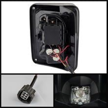 Load image into Gallery viewer, Spyder Jeep Wrangler 07-15 LED Tail Lights Black ALT-YD-JWA07-LED-BK