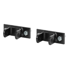 Load image into Gallery viewer, Curt Adjustable Tow Bar Bumper Brackets (1/2in Pin Holes)