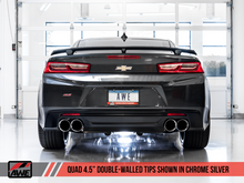 Load image into Gallery viewer, AWE Tuning 16-19 Chevrolet Camaro SS Axle-Back Exhaust - Track Edition (Quad Chrome Silver Tips)