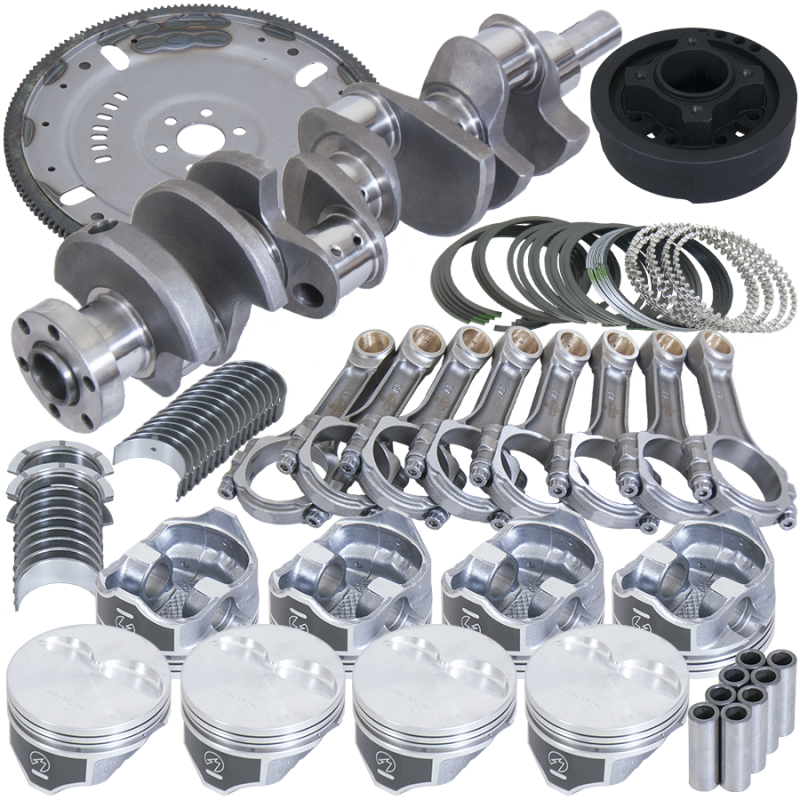 Eagle Ford 302 V-Rib Belts 164 Tooth Flexplate Balanced Rotating Assembly 5.400in I-Beam Stndrd Bore