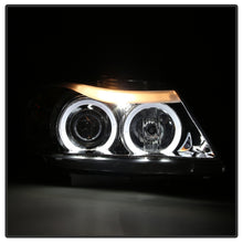 Load image into Gallery viewer, Spyder BMW E90 3-Series 06-08 Projector LED Halo Amber Reflector Rplc Bulb Chrm PRO-YD-BMWE9005-AM-C